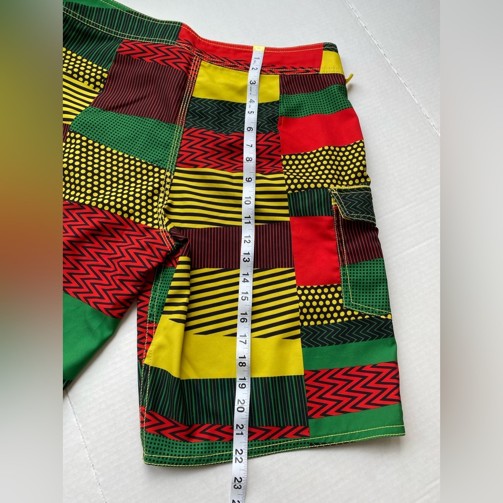RVCA Mens Swim Trunks 80s Square Fizzle Multi-Color Size 31 - Picture 8 of 8